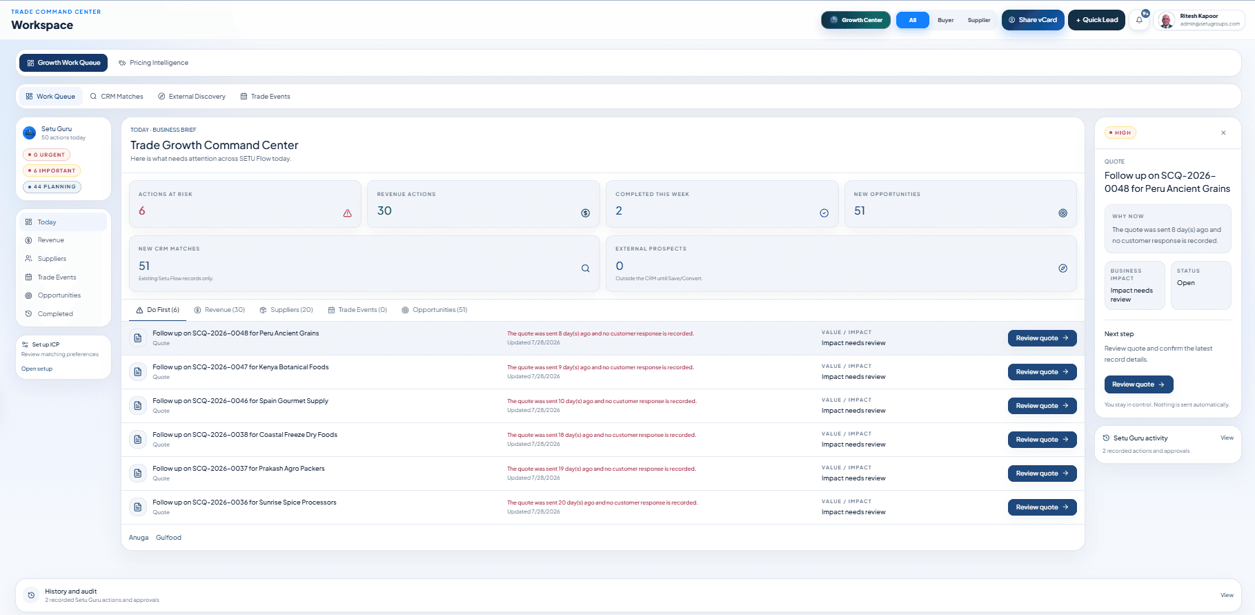 Build the pipeline before you manage it.